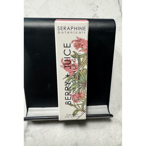 Seraphine‎ Botanicals Berry + Juice Lip Gel Rose Currant Vegan 0.20 fl oz - Picture 1 of 7